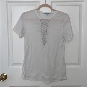 Lace up T-shirt